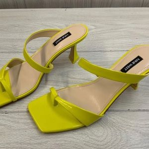 Nine West Padma 3 Sandals, Women's Size 9.5 M, Yellow MSRP $79